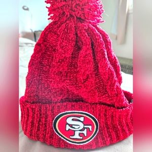 SF 49ers Scarlet Youth Cuff Beanie